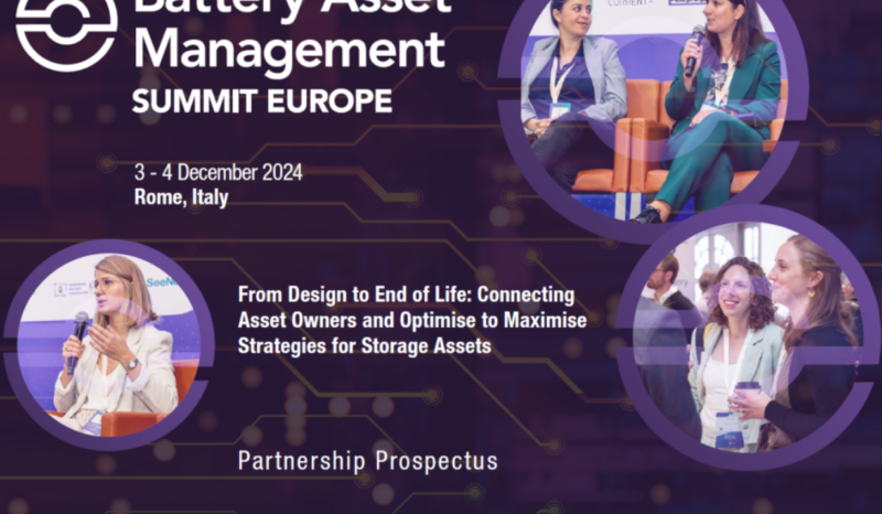 Battery Asset Management Summit Europe 2024