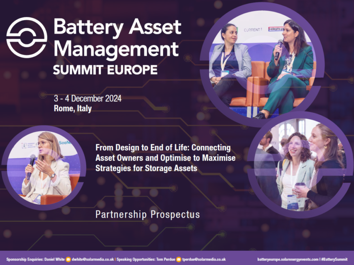 Battery Asset Management Summit Europe 2024